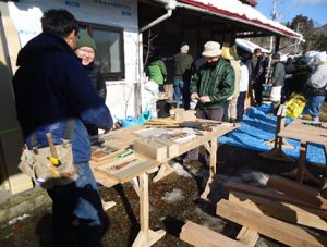 構造材の継手加工研修